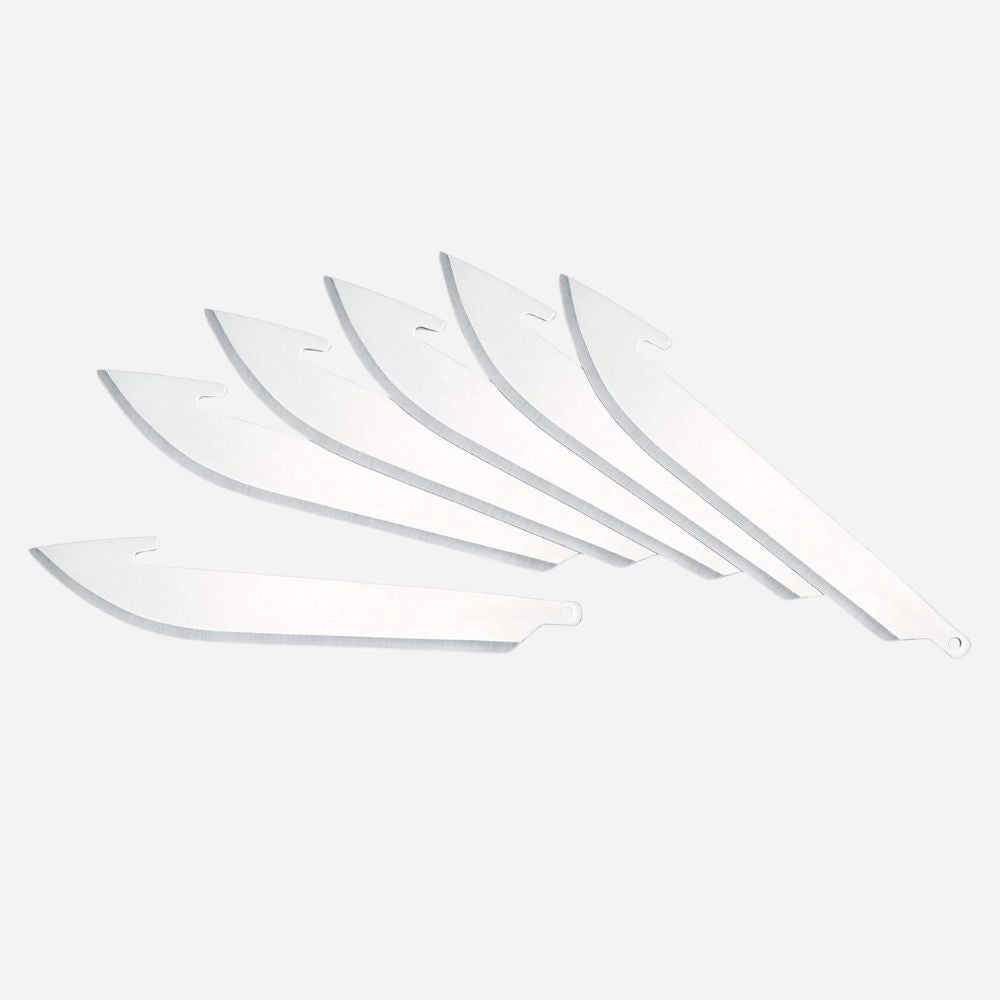 Set of clear plastic car window dividers on a white background