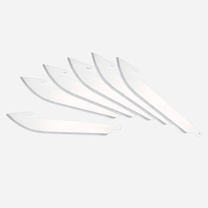 Set of clear plastic car window dividers on a white background