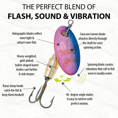 Panther Martin Deluxe Holographic Spinner Lure