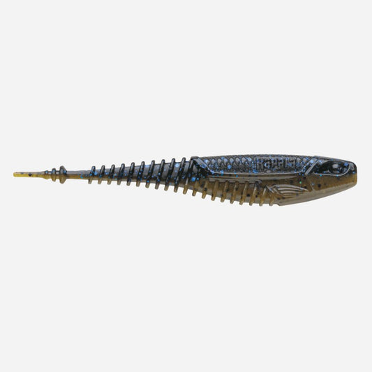 Fishing lure with a detailed design on a white background