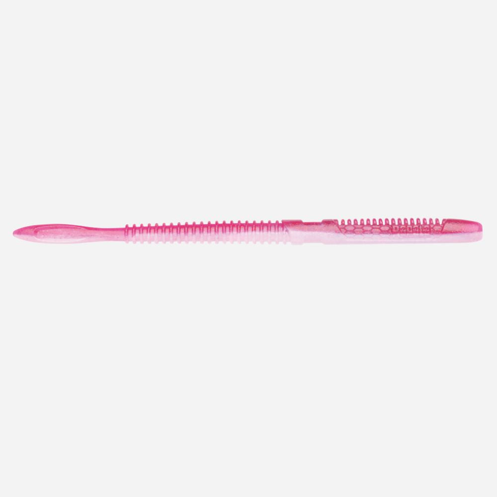 Pink comb on a white background
