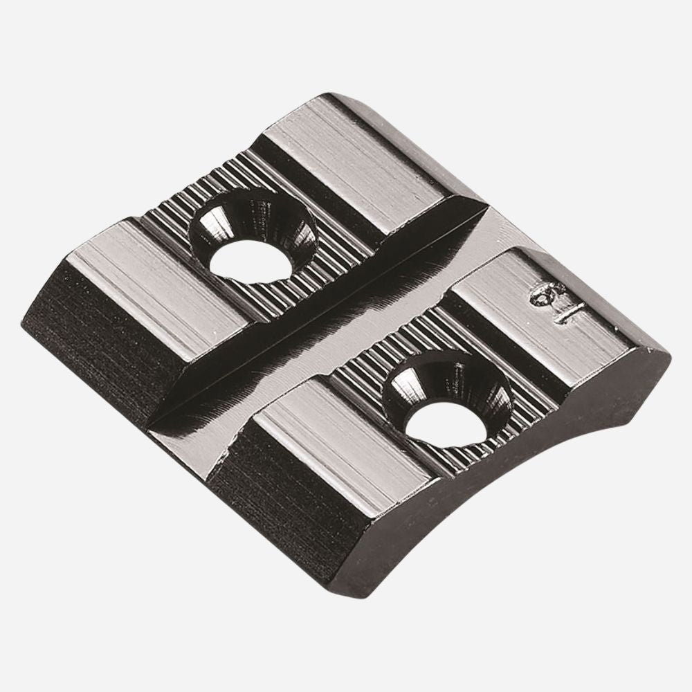 Metallic clamp or bracket on a white background