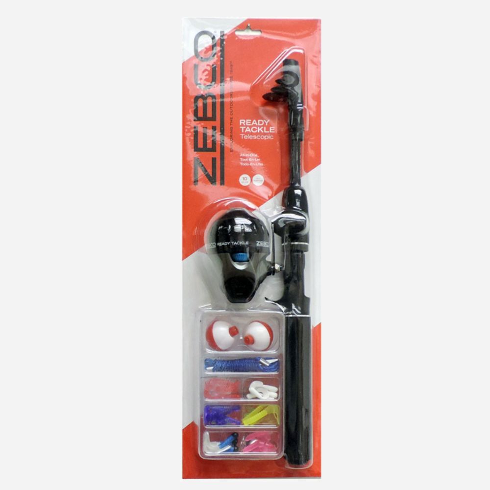 Zebco Ready Tackle Telescopic Spincast Combo 5'6" Medium Light