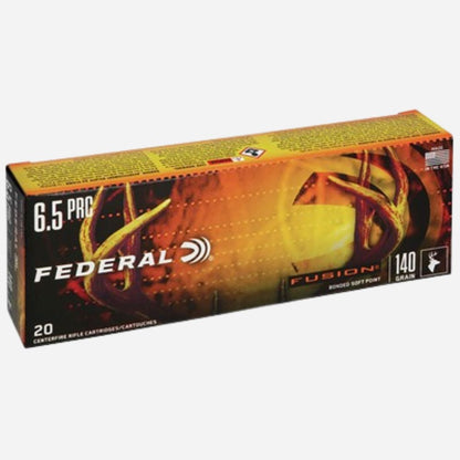 Box of Federal Fusion ammunition on a white background
