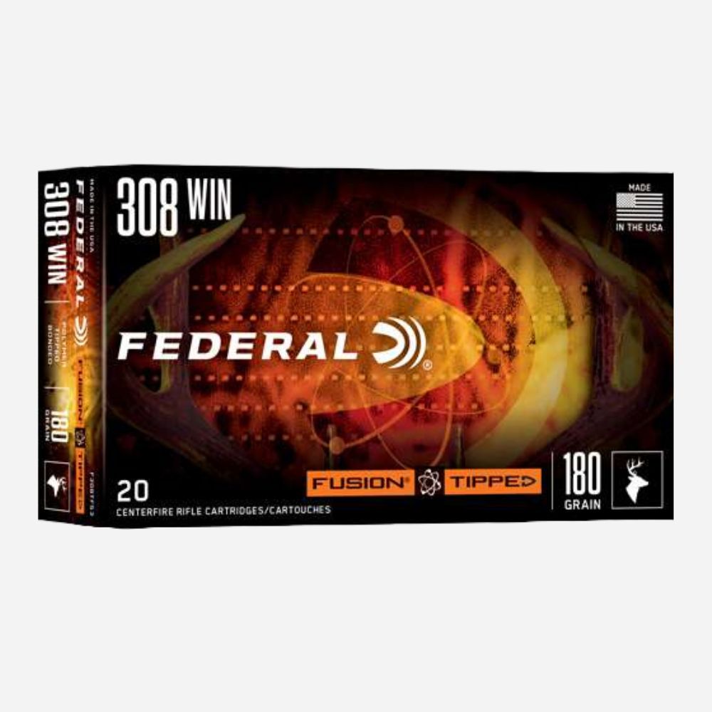 Federal ammunition box with a colorful design on a white background