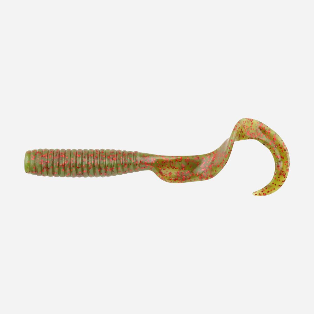 Colorful fishing lure on a white background