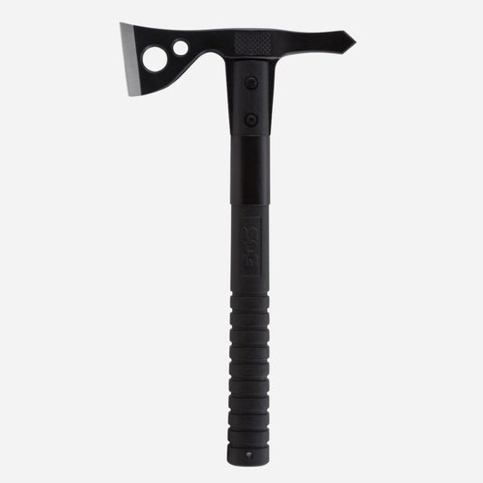 Black tomahawk axe on a white background