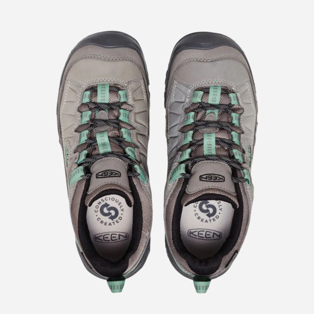 Keen Targhee IV Women's Waterproof Hiking Shoes - Alloy Granite Green