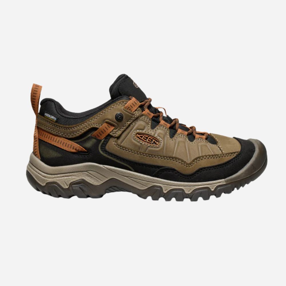 Keen Targhee IV Men's Waterproof Hiking Shoes - Sea Turtle Roasted Pecan