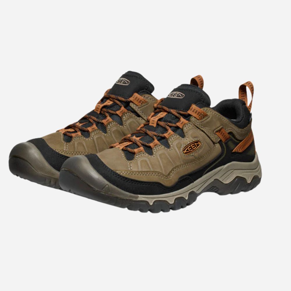 Keen Targhee IV Men's Waterproof Hiking Shoes - Sea Turtle Roasted Pecan