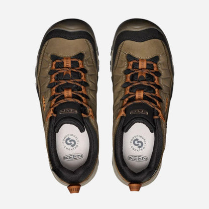Keen Targhee IV Men's Waterproof Hiking Shoes - Sea Turtle Roasted Pecan