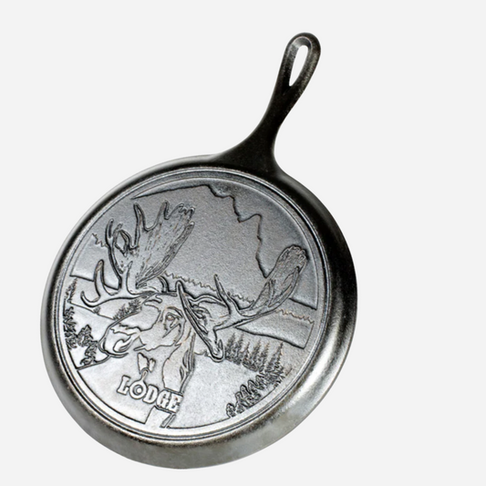 Lodge Cast Iron 10.5" Skillet Moose