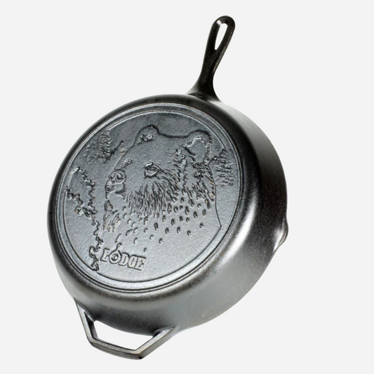 Lodge Cast Iron 12" Bear Skillet