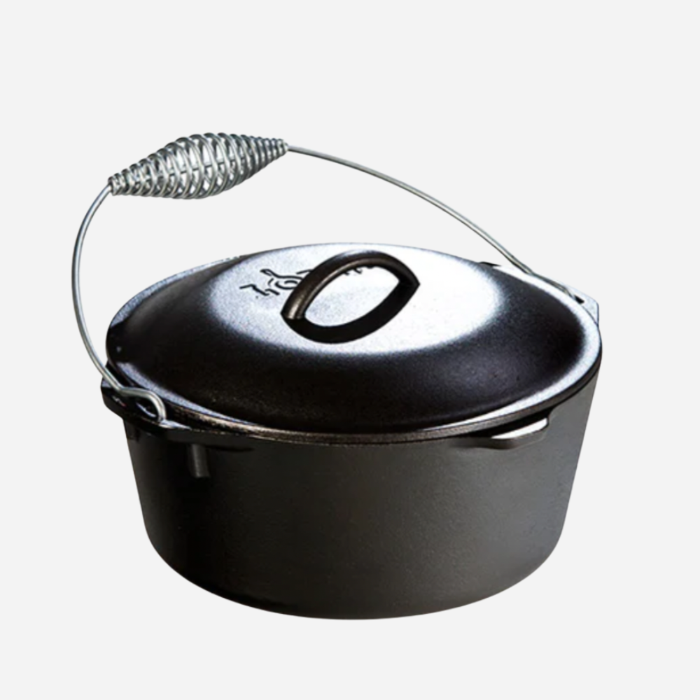 Lodge Cast Iron Dutch Oven With Bail Handle
