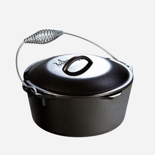 Lodge Cast Iron Dutch Oven With Bail Handle