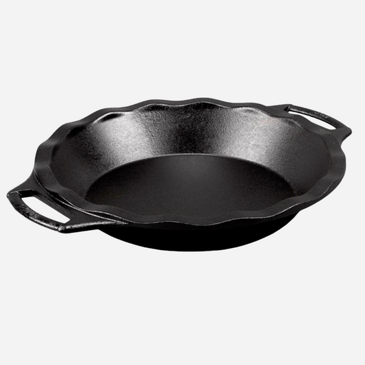 Lodge Cast Iron 9 Inch Seasoned Cast Iron Pie Pan