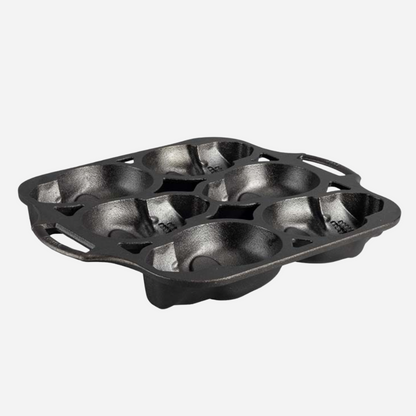 Lodge Cast Iron Mini Skull Cake Pan