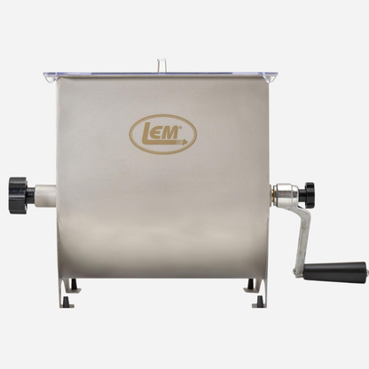 Stainless steel filter with LEM logo on a white background