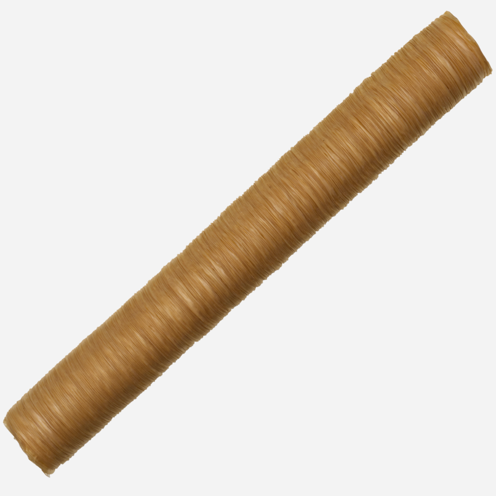 Brown cylindrical object on a white background