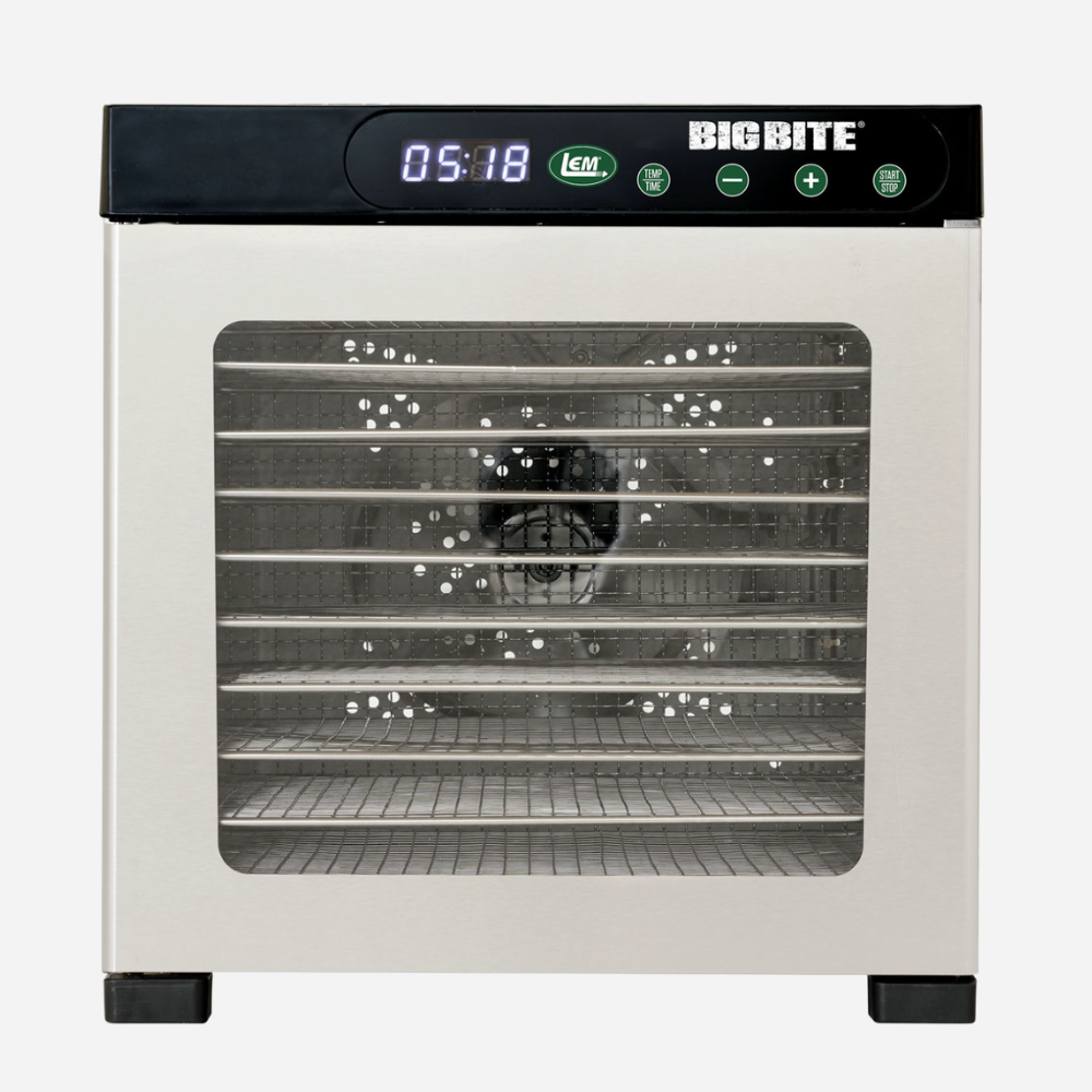 BIGBITE dehydrator with digital display on a white background