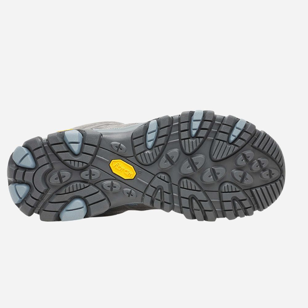 Close-up of a shoe sole with a textured pattern on a white background