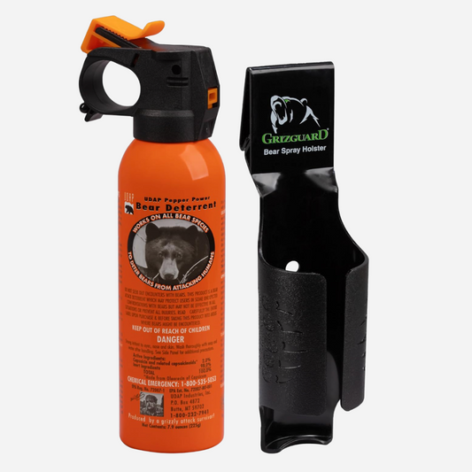 UDAP Pepper Power Bear Pepper Spray Deterrent with Griz Guard Holster