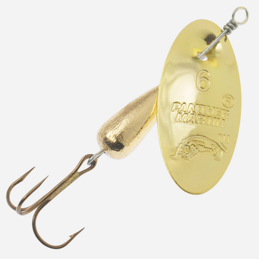 Panther Martin Teardrop Spinner Classic Patterns Fishing Lure  - Gold