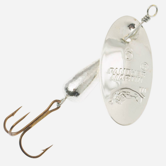 Panther Martin Teardrop Spinner Classic Patterns Fishing Lure  - Silver
