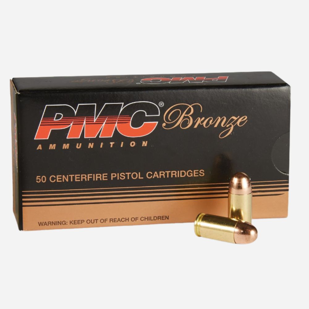 PMC Bronze .380 ACP 90 Grain FMJ Brass Ammunition - 50 Rounds