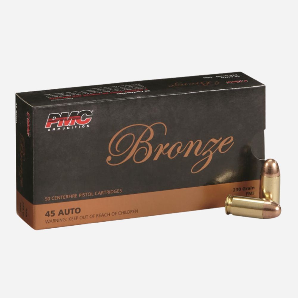 PMC Bronze .45 ACP 230 Grain FMJ Ammunition - 50 Rounds