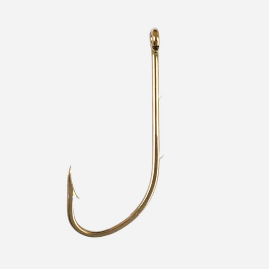 Eagle Claw Size 2 Bronze Baitholder Hooks – 50 Pack
