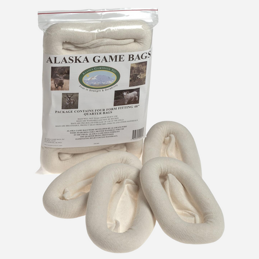 Alaska Game Bags Moose/Elk/Caribou Quarter Bags – 4 Pack