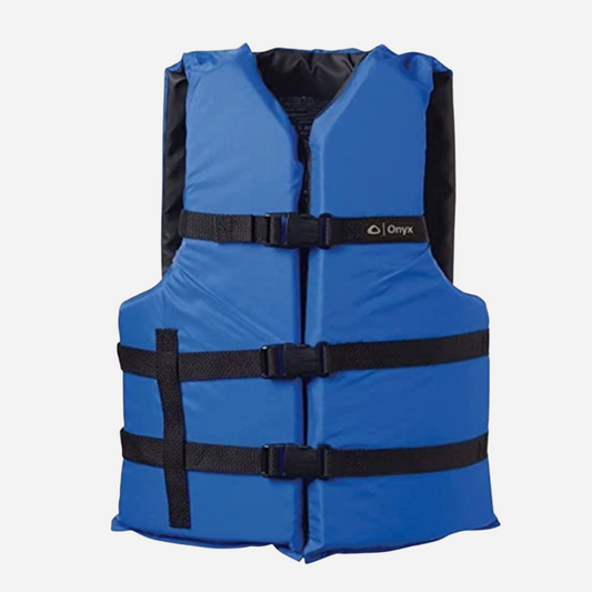 Onyx Adult Oversize Nylon Life Jacket – Blue