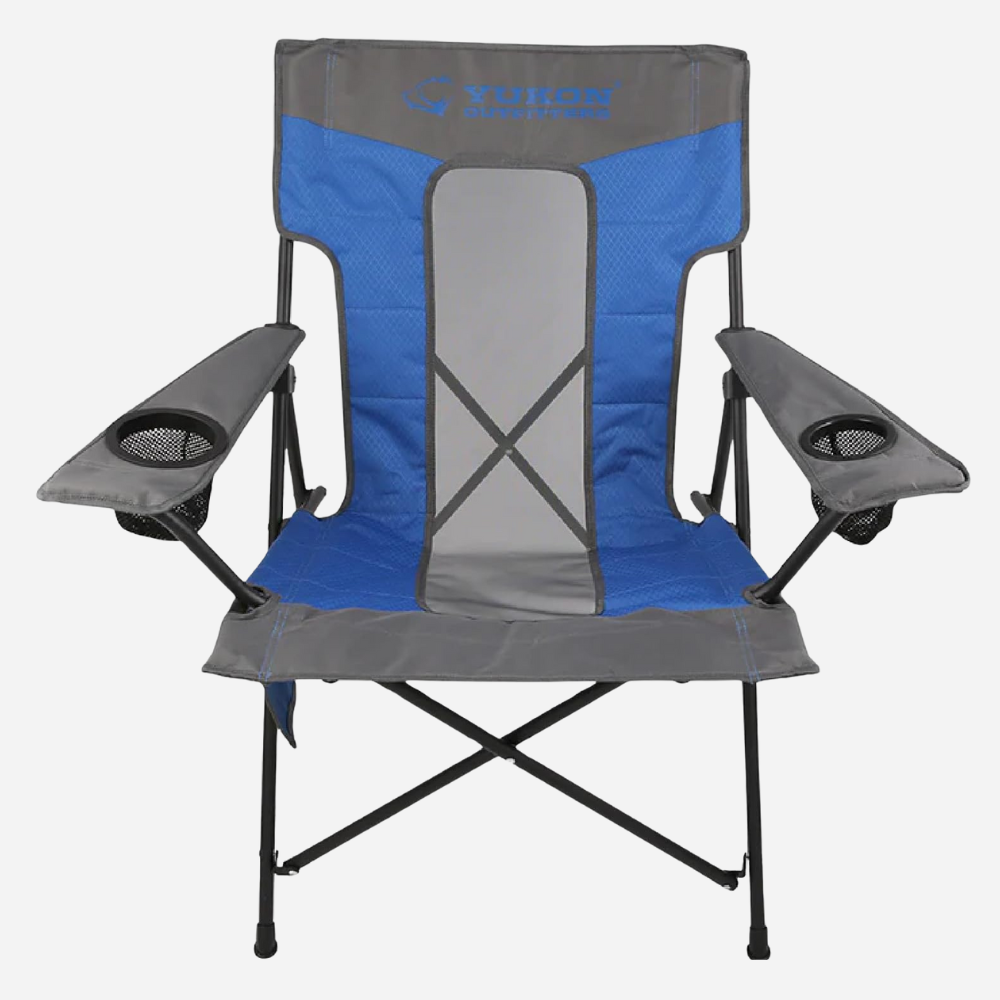 Yukon Outfitters  Camp Chair - Blue/Grey