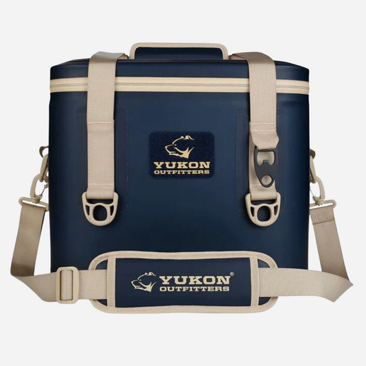 Yukon Outfitters 30 Can Tech Cooler - Navy/Tan