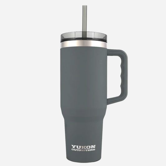 Yukon Outfitters 40oz Insulated Stainless Steel Tumbler - Charcoal