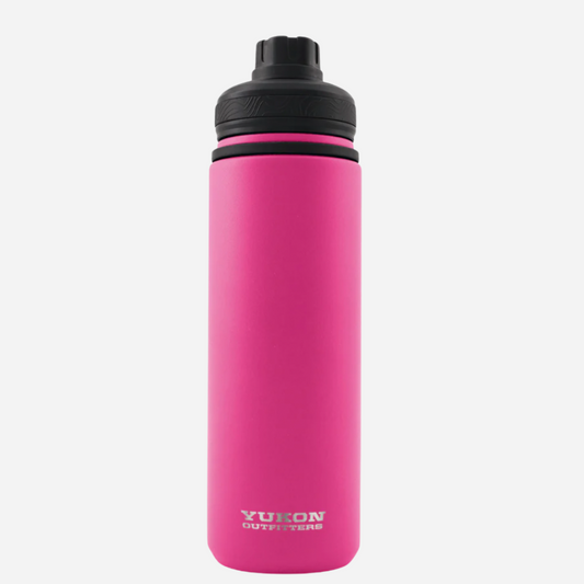 Yukon Outfitters 24 oz Water Bottle - Shocking Pink