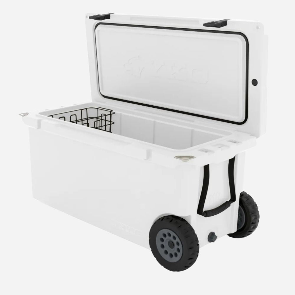 Yukon Outfitters 110 qt Wind River YKO Hard Cooler - White