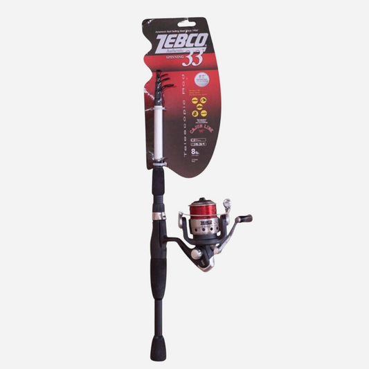 Zebco 30 Size 6 Foot Telescopic Spin Combo