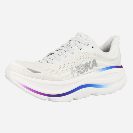 Hoka Women's Bondi 9 - Cosmic Grey/White