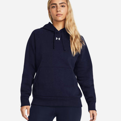 UA Women's Rival Fleece Hoodie - Midnight Navy