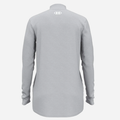 UA Woman's Team Tech Long Sleeve 1/2 Zip - Grey