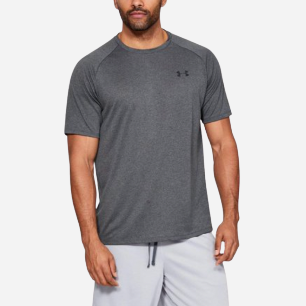 UA Men's Tech 2.0 Short Sleeve T-Shirt - Carbon Heather