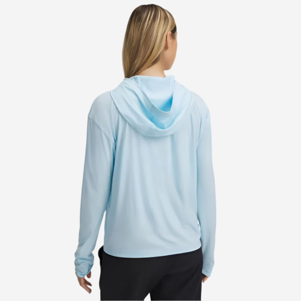 UA Women's Fish Elite Hoodie - Stream/Ether Blue
