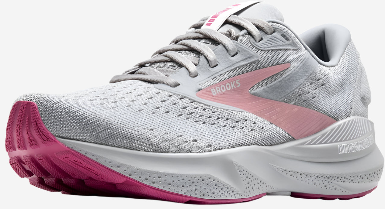 Brooks Women's Adrenaline GTS 24 - Alloy/White/Zephyr
