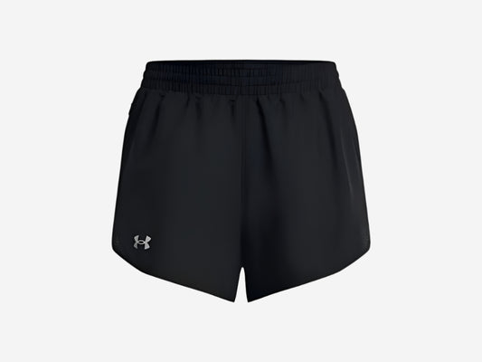 UA Women's Fly By 3" Shorts - Black