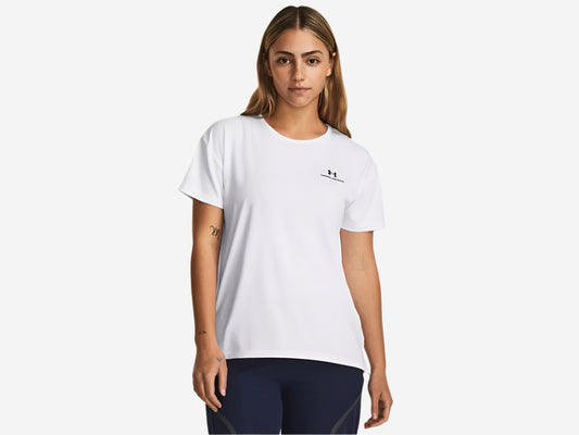 UA Women's Vanish Energy Short Sleeve - White