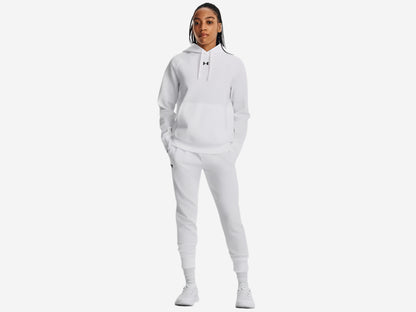 UA Women's Rival Fleece Hoodie - White