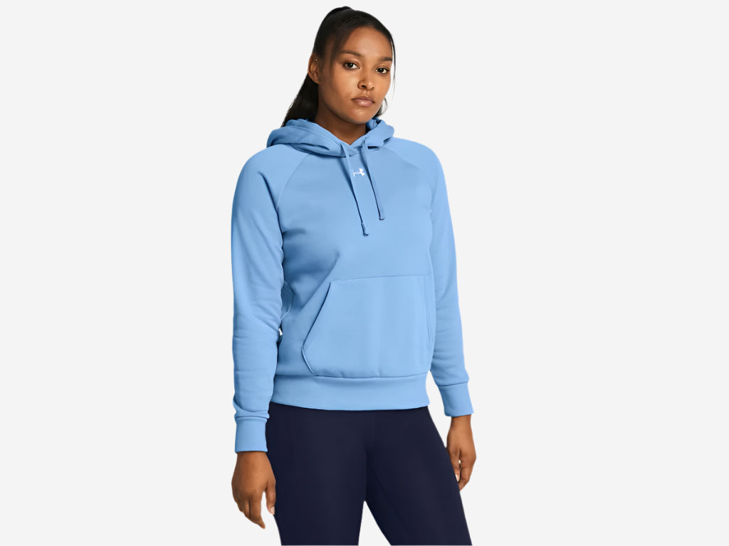 UA Women's Rival Fleece Hoodie - Carolina Blue