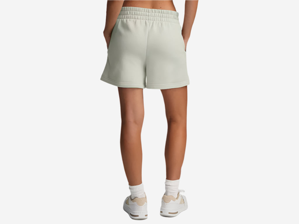 UA Women's Rival Fleece Shorts - Hydro Green